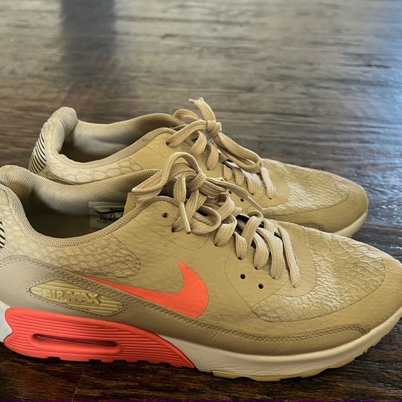 Nike Shoes - Nike Air Max Women's Sneakers - Beige and Coral